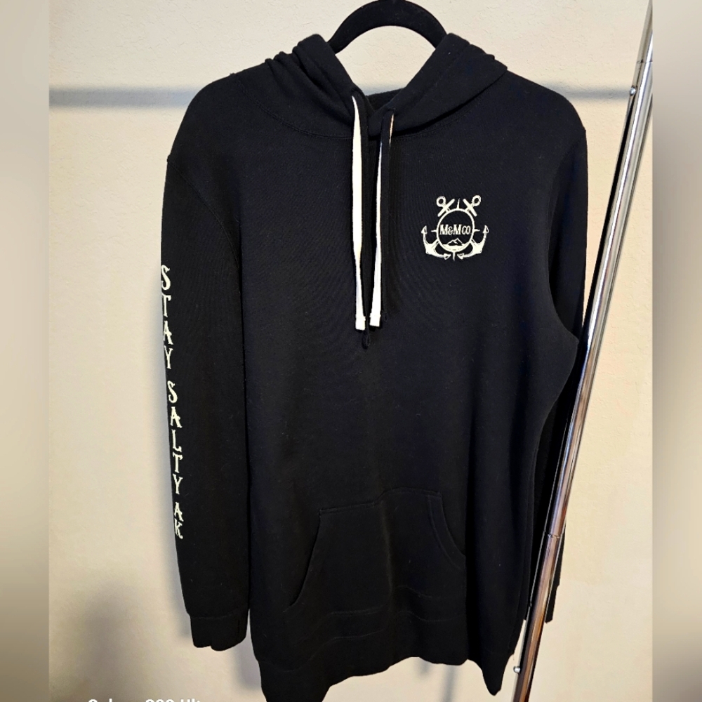 M&M Co Alaska Black Hoodie Dress